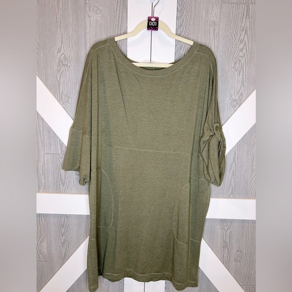 Max Studio Dresses & Skirts - 001. Max Studio Lichen Shirt Dress with Pockets 1X